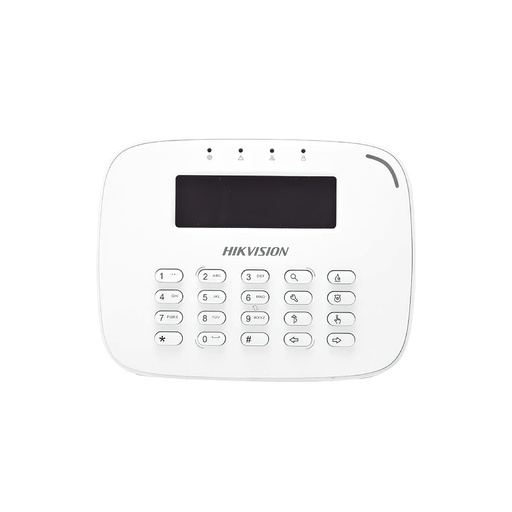 [90297] Teclado LCD cableado con receptor controles y lector de tags Hikvision AxHybrid (DS-PK-LRT)