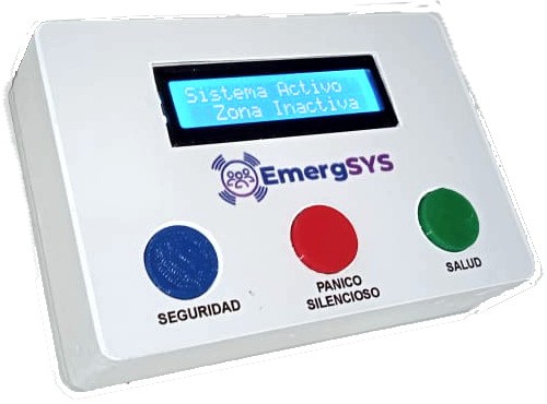 [EmergsyscentralB] Central de alarma comunitaria con botonera y display Emergsys