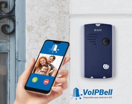 [62102] Portero IP Surix IPE-BR 1 pulsador + Lector RFID + VOIP BELL