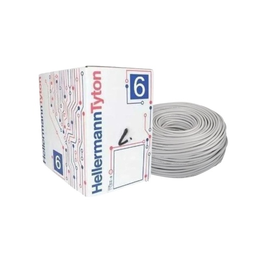 [440681bob] CABLE UTP Cat6 interior Hellermann Tyton GRIS CAJA 305 Mt.