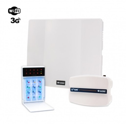 [#PC-732G-LED + 4G-COM-G] Garnet PC-732G-LED + 4G-MAX-G alarma teclado LED y 4G-MAX-G