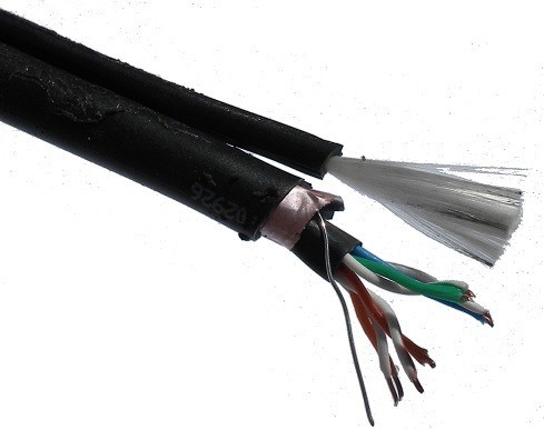 [080082bob] Cable UTP c/portante dielectrico FIRENET x Bobina 300 Mt.