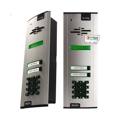 [62122] Surix IP Entrix con camara y APP VOIP BELL para 100 deptos (IP-EX-C-100)