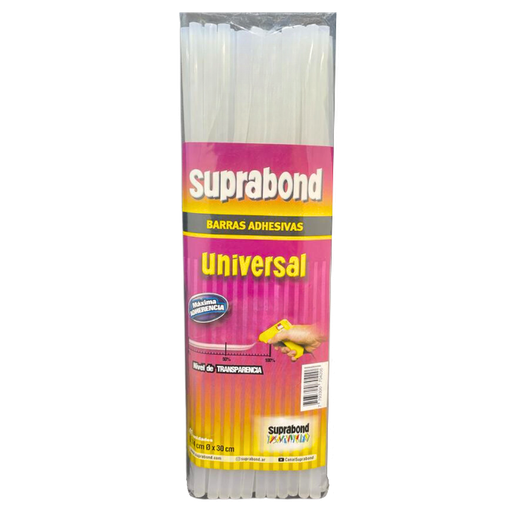 [C HM F30 UN 41] Barra de silicona Suprabond fina transparente maxima adherencia x41u (C HM F30 UN 41)
