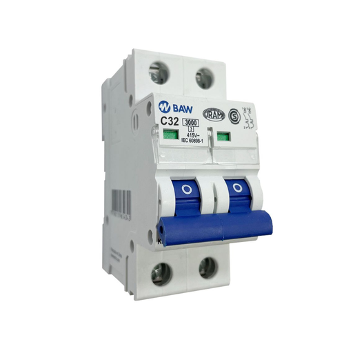 [K32C32] Termica BAW 2P 32A 3kA. Curva C