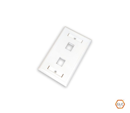 [CE-4009] Faceplate GLC CE-4009 2 puertos