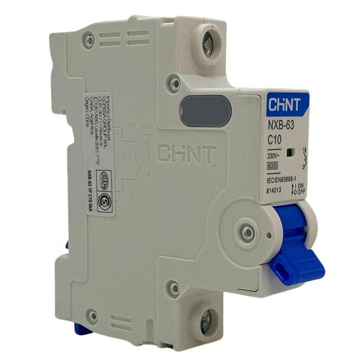 [NXB-63 1P C16 6kA] Termica Unipolar Chint 1x16A 6kA curva C Riel Din