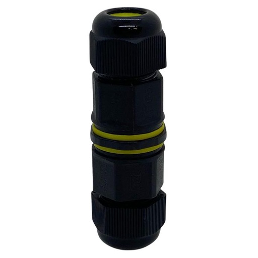 [FEE-IP65-X1-912] Ficha de empalme estanco M20 Inteck IP65 1 entrada 1 salida con filtro UV (FEE-IP65-X1-912)