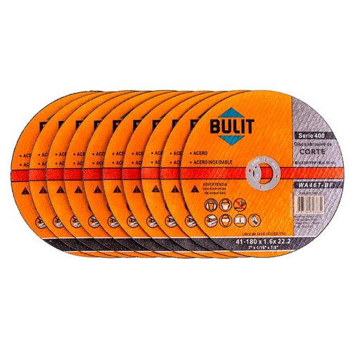 [DSA 4CP 180] Disco abrasivo de corte Bulit serie 400 (DSA 4CP 180 1,6)