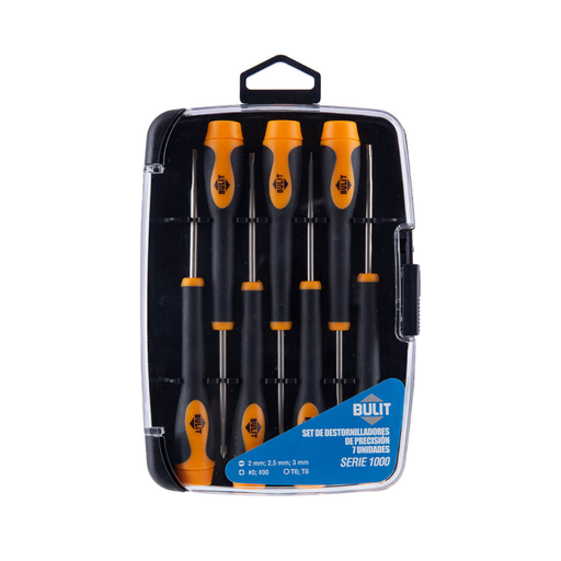 [DES 1000 PRE] Set de destornilladores de precision serie 1000 7 unidades (DES 1000 PRE)