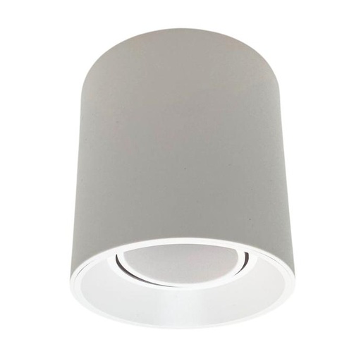 [APRDL-X1-B-PC] Plafón redondo Macroled para dicroica GU10 móvil blanco (APRDL-X1-B-PC)