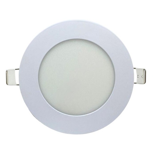 [PER06CW] Panel flat circular Macroled de embutir 6W frío blanco (PER06CW)