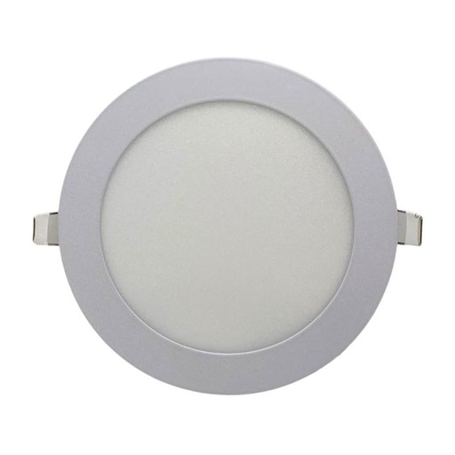 [PER12WW] Panel flat circular Macroled de embutir 12W cálido blanco (PER12WW)