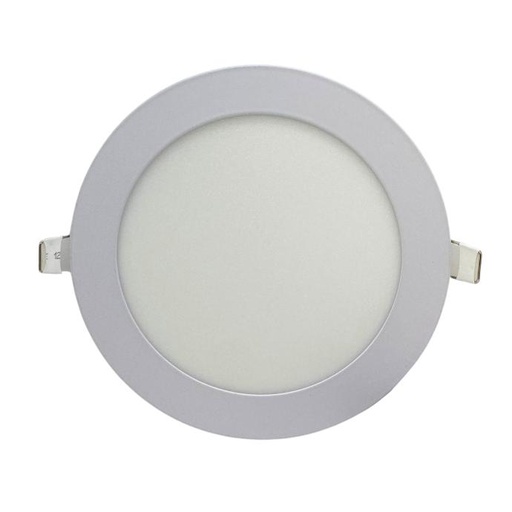 [PER12NW] Panel flat circular Macroled de embutir 12W neutro blanco (PER12NW)