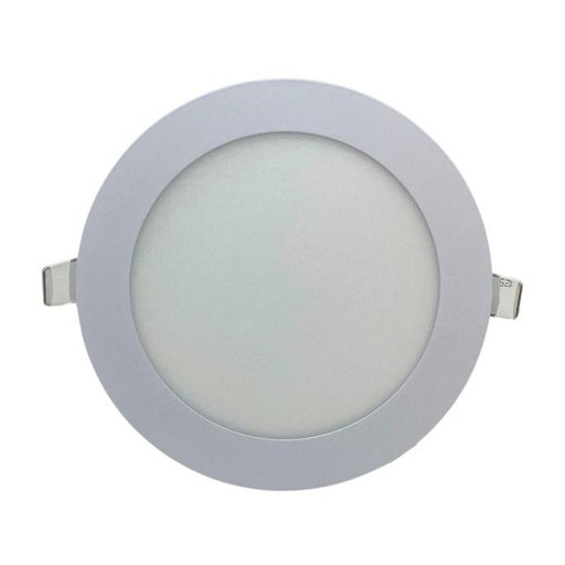 [PER12CW] Panel flat circular Macroled de embutir 12W frío blanco (PER12CW)