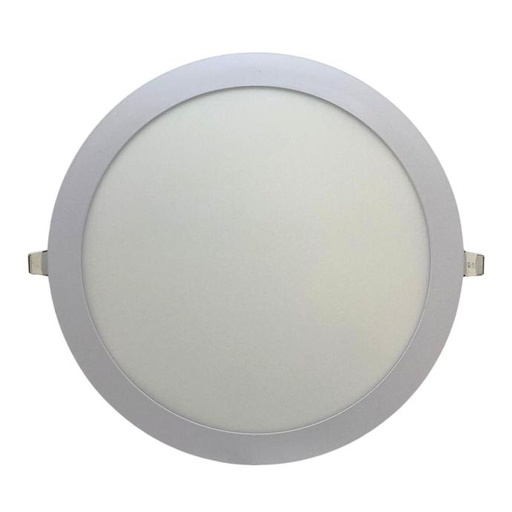 [PER24WW] Panel flat circular Macroled de embutir 24W cálido blanco (PER24WW)