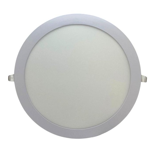 [PER24CW] Panel flat circular Macroled de embutir 24W frío blanco (PER24CW)