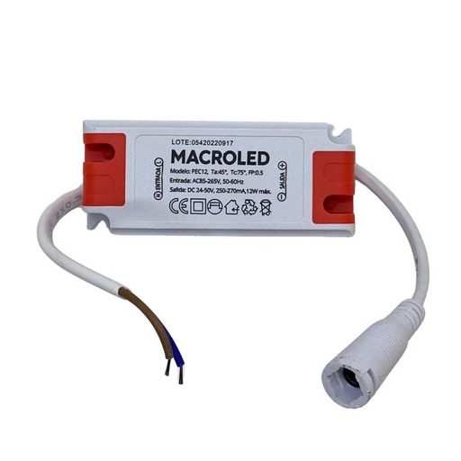 [PEC12DR] Driver para panel LED Macroled de 12W (PEC12DR)