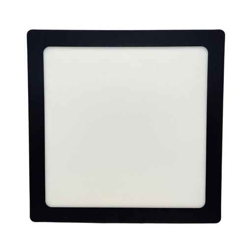 [NPC24WW] Panel plafón cuadrado Macroled de aplicar 24W cálido negro (NPC24WW)
