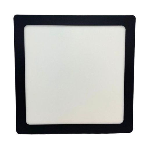 [NPC24NW] Panel plafón cuadrado Macroled 24W de aplicar neutro negro (NPC24NW)