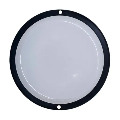 [TR-MN-12W-WW] Tortuga LED redonda Macroled 12W calido marco negro (TR-MN-12W-WW)