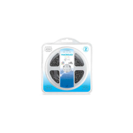 [B-C300-FW12-IP20] Tira LED 5m 2835 Macroled 300 LEDs 12V azul (B-C300-FW12-IP20)