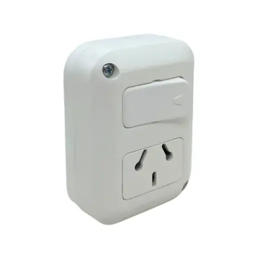 [LE-709] Tomacorriente linea exterior 1 interruptor + 1 toma Taad (LE-709)