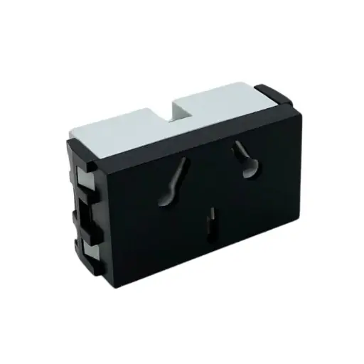 [TD-S-4751] Tomacorriente Taad extra chato Linea Spot gris (S-4751)