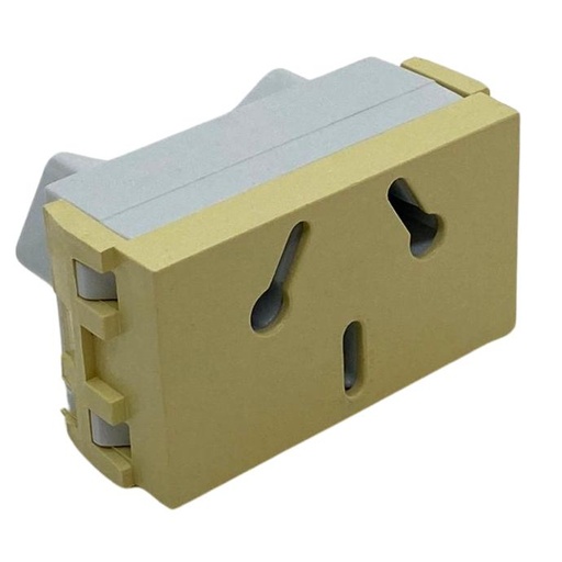 [S-4150] Tomacorriente Taad binorma Linea Spot marfil (S-4150)