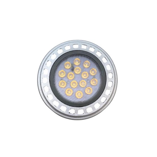 [D-111-GU10-WW] Lampara LED 15W Macroled AR111 aluminio gris dimerizable cálida (D-111-GU10-WW)