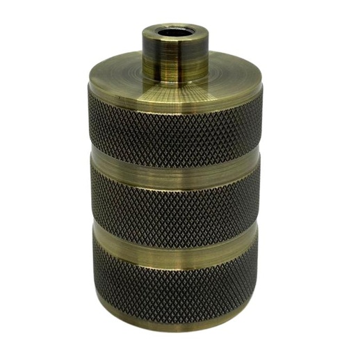 [PLV-NAS-E27-BR] Portalampara Macroled Nashville de aluminio E27 color bronce (PLV-NAS-E27-BR)