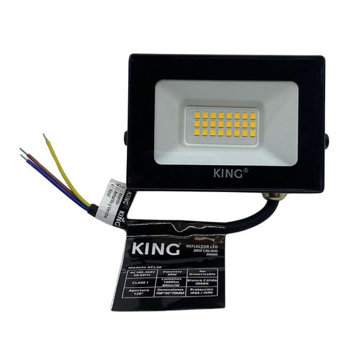 [KFL20-WW] Reflector LED King 20W blanco calido 3000K (KFL20-WW)