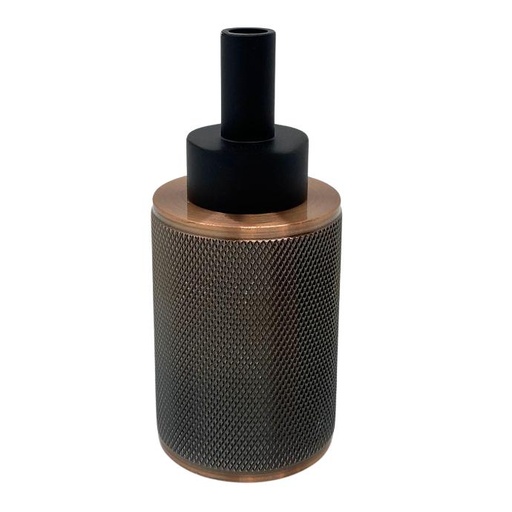 [PLV-VAN-E27-CO] Portalampara Macroled Vancouver E27 de aluminio color cobre (PLV-VAN-E27-CO)