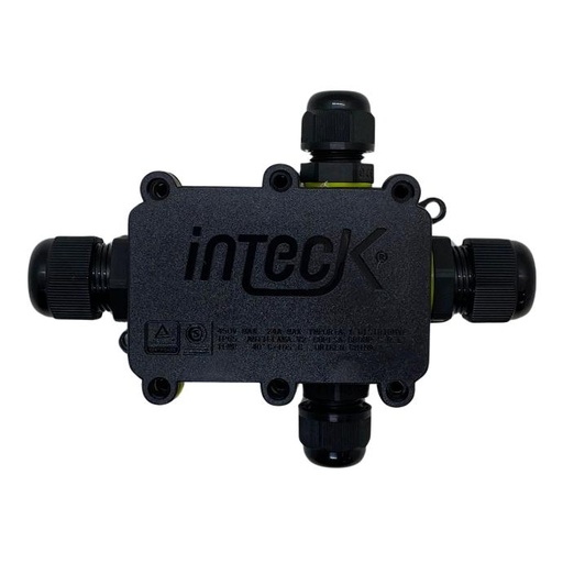 [CEE-IP65-X4] Caja estanca IP65 Inteck filtro UV antiflama 1 entrada 3 salidas