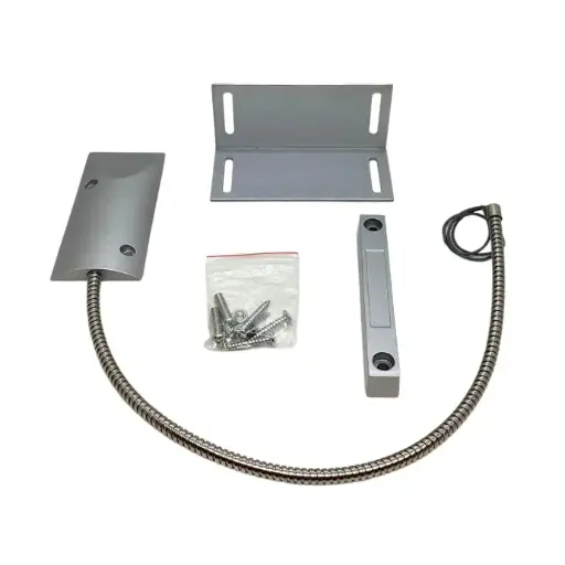 [MS-60L] Sensor magnético para portón y cortinas metalicas con soporte L (MS-60L)